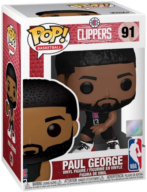NBA Stars: Clippers - Paul George (Alternate) Pop Figure