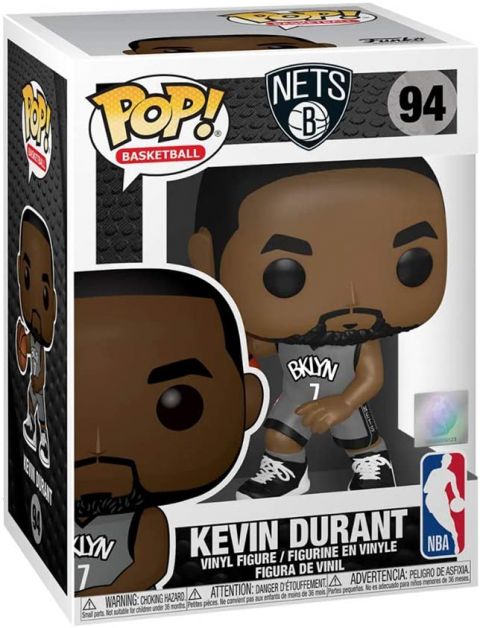 NBA Stars: Nets - Kevin Durant (Alternate) Pop Figure