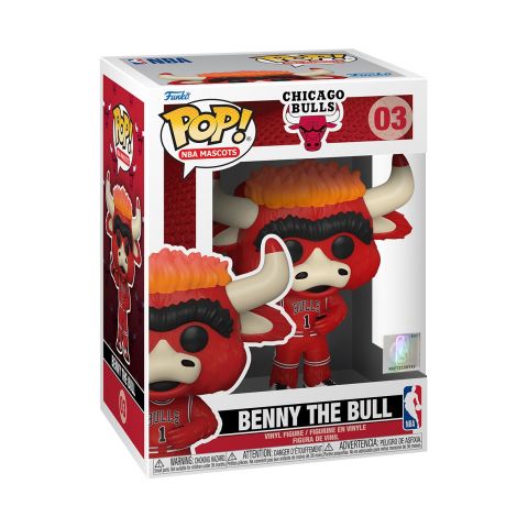 NBA Mascots: Chicago - Benny the Bull Pop Figure