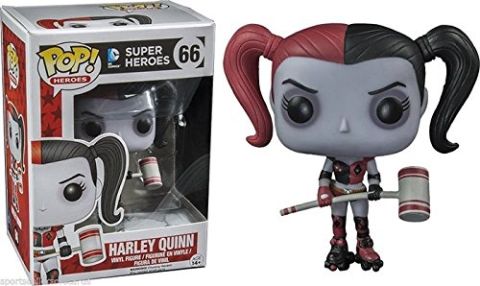 harley quinn roller derby funko pop