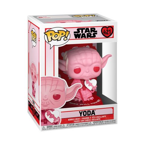 Star Wars: Valentines - Yoda w/ Heart Pop Figure