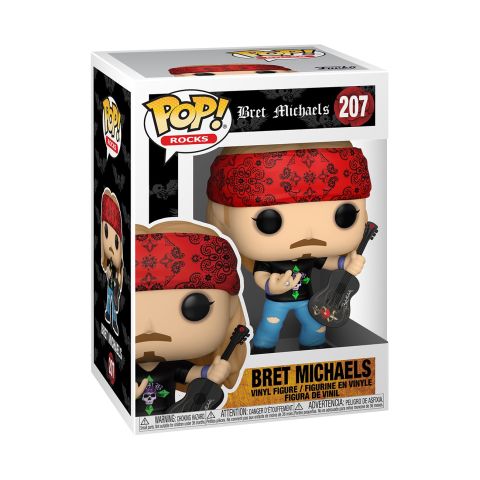 Pop Rocks: Poison - Bret Michaels Pop Figure
