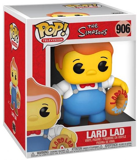 Simpsons: Lard Lad 6'' Super Pop Figure