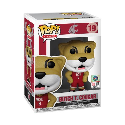 Pop College: Mascots WSU - Butch T Cougar Pop Figure