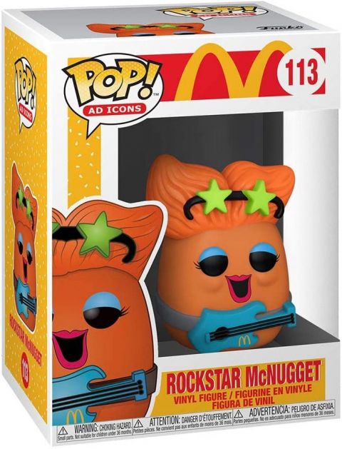 Ad Icons: McDonald's - McNugget (Rock Star) Pop Figure