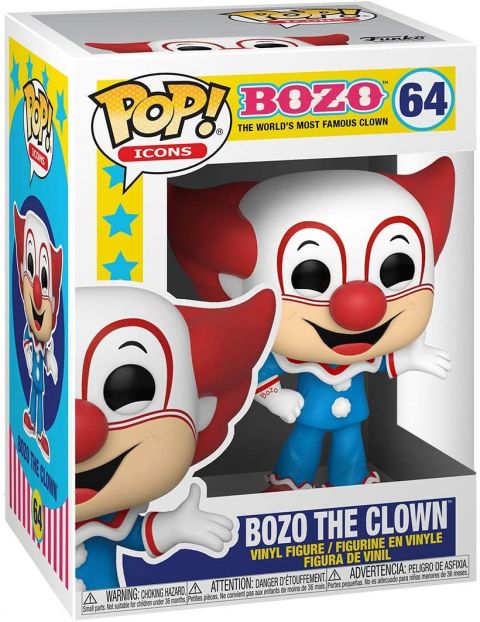 Pop Icons: Bozo the Clown Pop Figure