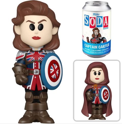 Marvel's What If?: Captain Carter Vinyl Soda Figure (Limited Edition: 12,500 PCS)