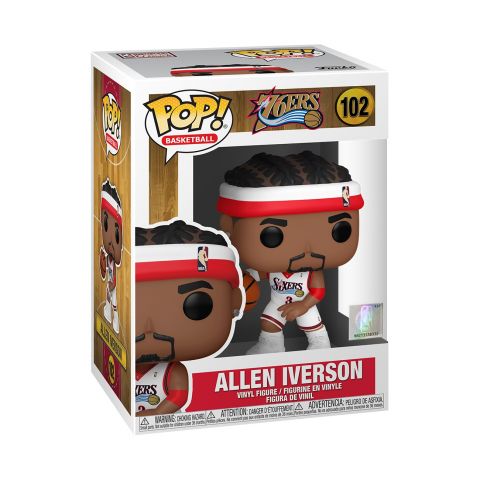 NBA Legends: Sixers - Allen Iverson (Home) Pop Figure