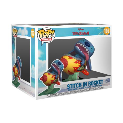 Disney: Stitch on Rocket Pop Rides Figure (Lilo & Stitch)