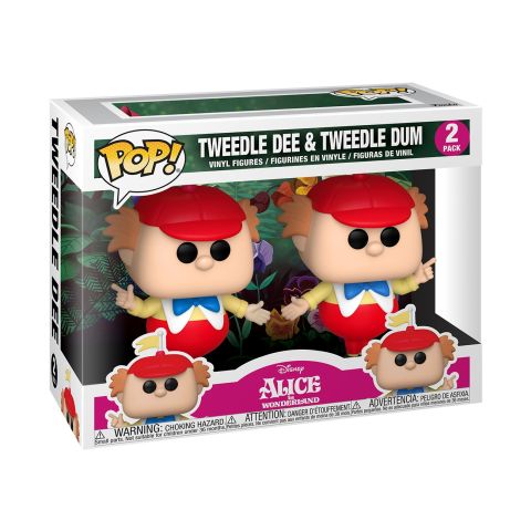 Disney: Alice 70th Anniversary - Tweedle Dee & Dum Pop Figure (2-Pack)