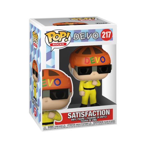 Pop Rocks: Devo - Satisfaction (Yellow Suit) Pop Figure