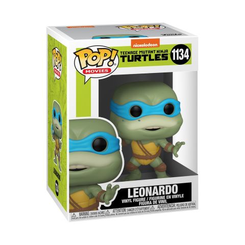 TMNT 2 Movie: Leonardo w/ Ooze Pop Figure