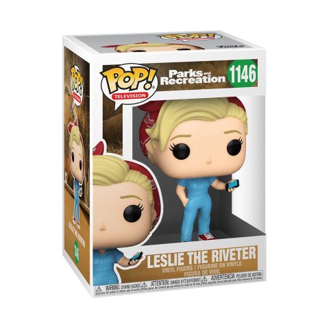 Parks and Rec: Leslie the Riveter Pop Figure