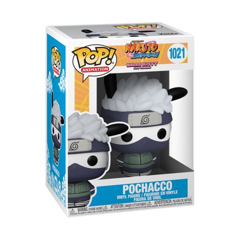 Sanrio x Naruto: Pochacco (Kakashi) Pop Figure