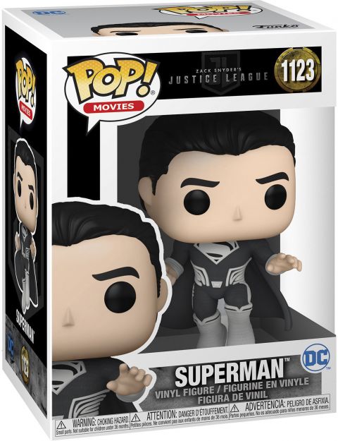Justice League Snyder Cut: Superman (Black Suit) Pop Figure