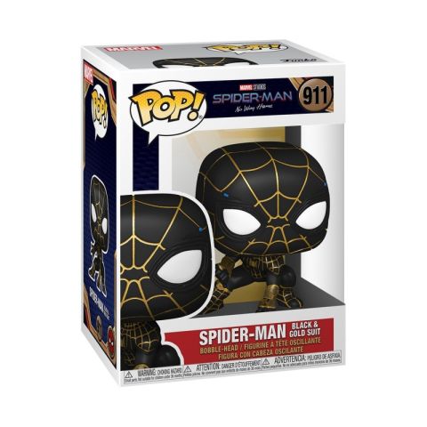 Spiderman No Way Home: Spiderman (Black/Gold) Pop Figure