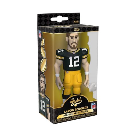 NFL Stars: Packers - Aaron Rodgers (Home Uniform) 5'' Vinyl Gold Figure