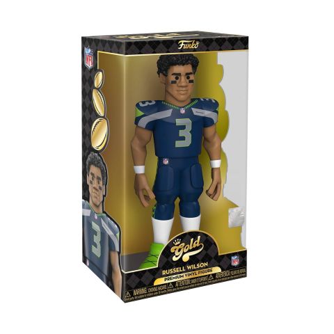 NFL Stars: Seahawks - Russell Wilson 12'' Vinyl Gold Figure