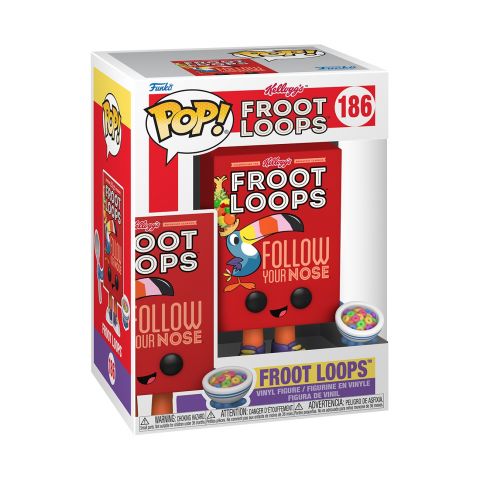 Ad Icons: Kelloggs - Froot Loops Cereal Box Pop Figure