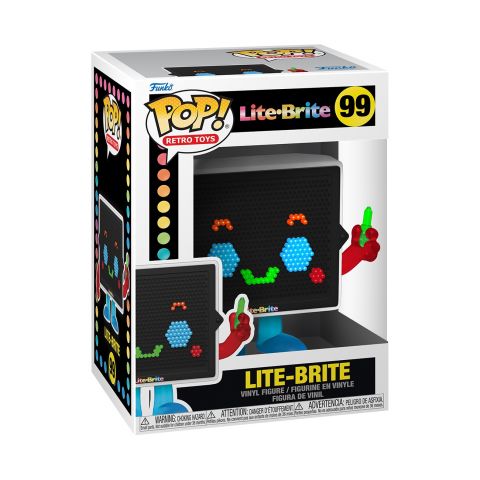 Retro Toys: Lite--Brite - Lite Brite Board Pop Figure