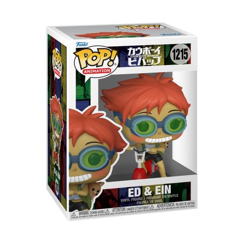 Cowboy Bebop: Edward on Scooter w/ Ein Pop Figure