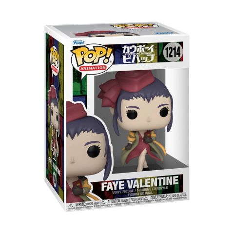 Cowboy Bebop: Faye Valentine w/ Ein Pop Figure