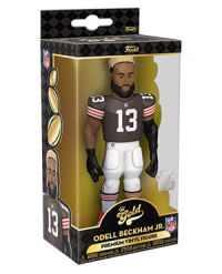 NFL Stars: Browns - Odell Beckham Jr (Home Uniform) 5'' Vinyl Gold Figure