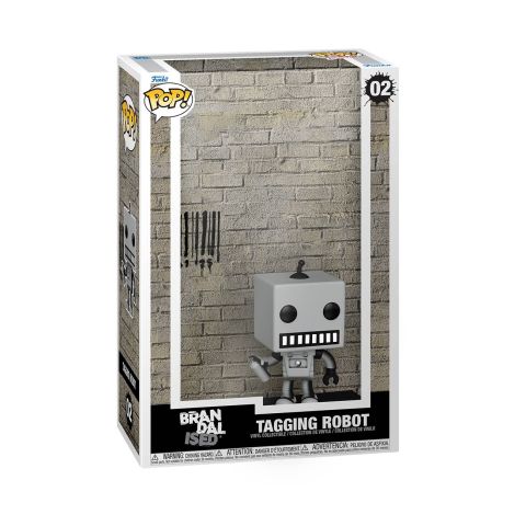 Art Cover: Brandalised - Tagging Robot Pop Figure