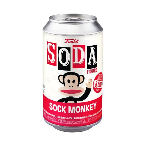 Paul Frank: Sock Monkey Vinyl Soda Figure (Limited Edition: 8,500 PCS)