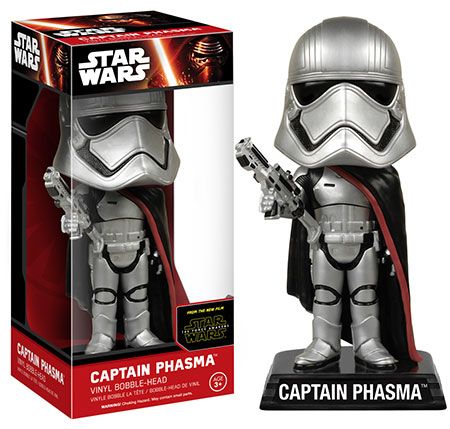 Bobble Head: Star Wars - Captain Phasma Wacky Wobbler Figure (The Force Awakens)
