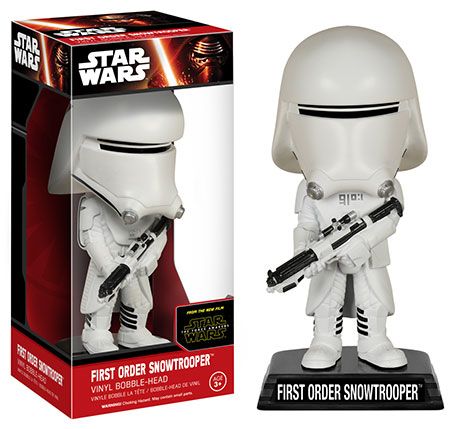 Bobble Head: Star Wars - First Order Snowtrooper Wacky Wobbler Figure (The Force Awakens)
