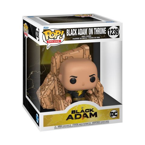 Black Adam: Black Adam on Throne Deluxe Pop Figure