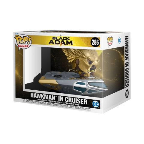 Black Adam: Hawkman in Cruiser Super Deluxe Pop Rides Figure