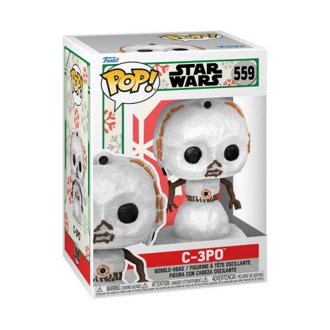 Star Wars Holiday: C-3PO (Snowman) Pop Figure