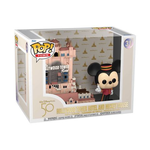 Disneyland: WDW50 - Tower of Terror w/ Mickey Pop Town Figure