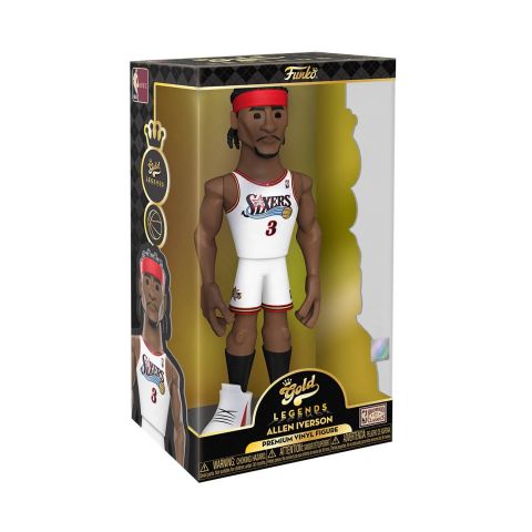 NBA Stars: 76ers - Allen Iverson 12'' Vinyl Gold Figure