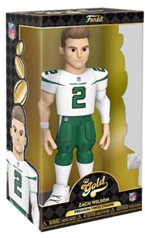 NFL Stars: Jets - Zach Wilson 12'' Vinyl Gold Figure