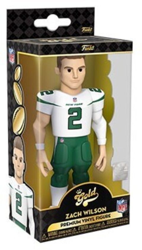 NFL Stars: Jets - Zach Wilson 5'' Vinyl Gold Figure