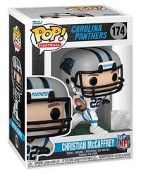 NFL Stars: Panthers - Christian McCaffrey (Away) Pop Figure