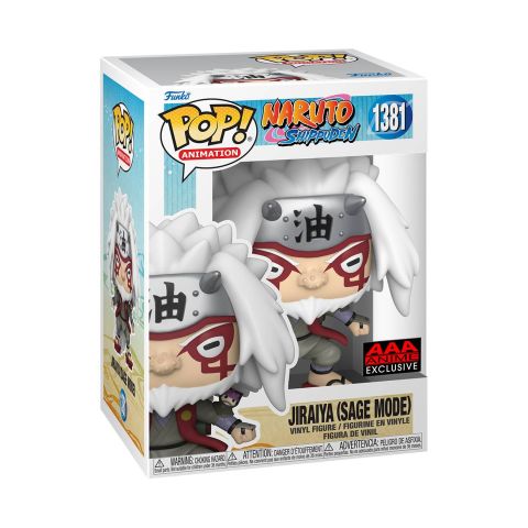 Naruto Shippuden: Jiraiya (Sage Mode) Pop Figure (AAA Anime Exclusive)