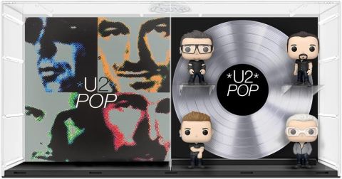 Pop Albums: U2 Pop (Bono / The Edge / Larry Mullen Jr. / Adam Clayton) Deluxe Figure