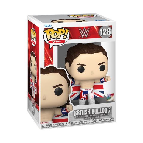 WWE: British Bulldog Pop Figure