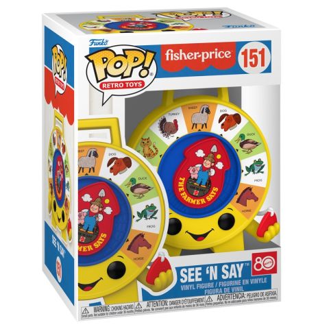 Retro Toys: Fisher-Price See 'N Say Pop Figure