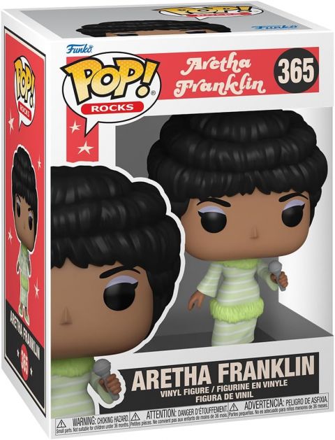 Pop Rocks: Aretha Franklin (Green Dress) Pop Figure