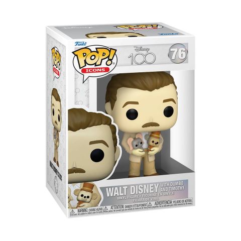 Disney: 100th Anniversary - Walt w/ Dumbo & T Pop Figure