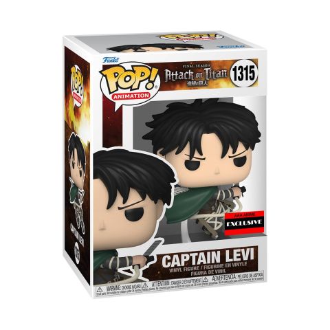 Attack on Titan: Captain Levi Ackerman (Final Season) Pop Figure (AAA Anime Exclusive)