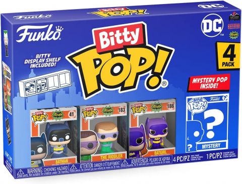 Bitty Pop: Batman - Batman '66 Pack Figure (Assortment of 4)