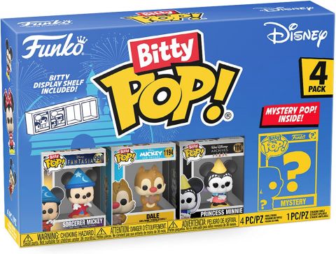 Bitty Pop: Disney - Sorcerer Mickey Pack Figure (Assortment of 4)