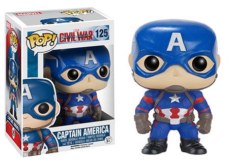 Captain America 3: Civil War - Captain America POP Vinyl Bobble Figure