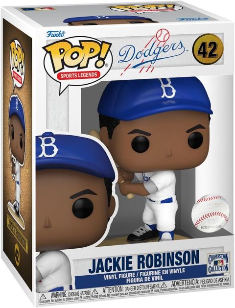 MLB Legends: Dodgers - Jackie Robinson Pop Figure